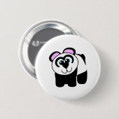 Cute Goofkins panda Ronde Button 5,7 Cm (Voorkant /achterkant)