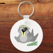 Cute Goofkins pirate walrus Sleutelhanger (Voorkant)