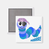 Cute Goofkins piratenpijp Magneet (Voorkant / Achterkant)