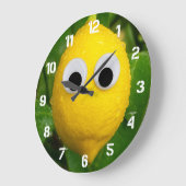 Cute Googly Eye Lemon Kids Clock Grote Klok (Hoek)