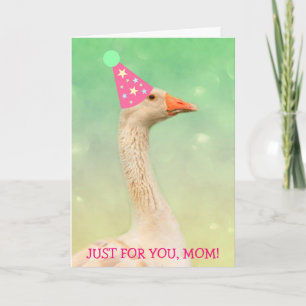 Cute Goose Birthday Kaart
