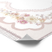 Cute Goose Gender Neutral Baby Shower Welcome Poster (Hoek)