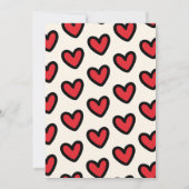 Cute Goose Kids Classroom Valentines Day Notitiekaartje (Achterkant)