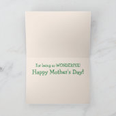 Cute Goose Moederdag Kaart (Binnen)