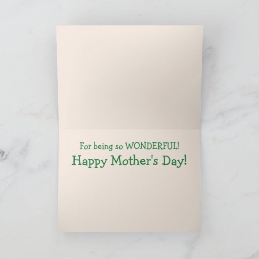 Cute Goose Moederdag Kaart (Binnen)