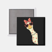 Cute Goose Xoxo Be Mine Happy Valentine's Day Wome Magneet (Voorkant / Achterkant)