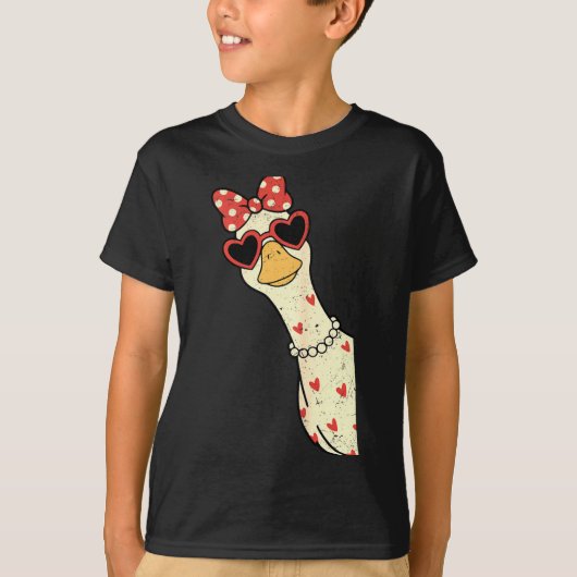 Cute Goose Xoxo Be Mine Happy Valentine's Day Wome T-shirt (Voorkant)