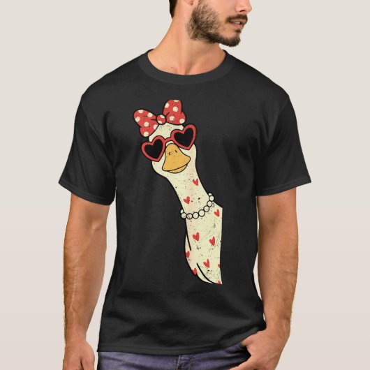 Cute Goose Xoxo Be Mine Happy Valentine's Day Wome T-shirt (Voorkant)