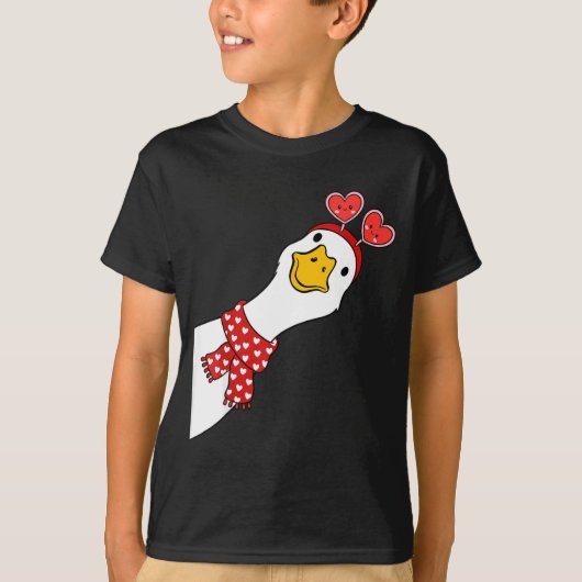 Cute Goose Xoxo Be Mine Happy Valentine's Day Wome T-shirt (Voorkant)