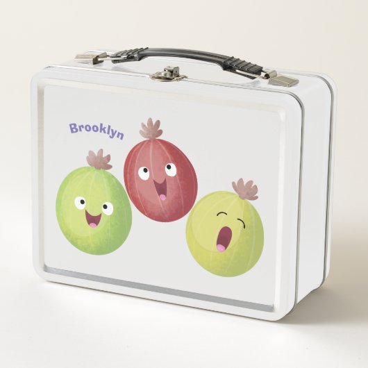 Cute gooseberry trio zingende cartoon (Voorkant)