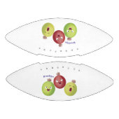 Cute gooseberry trio zingende cartoon american football (Panelen)