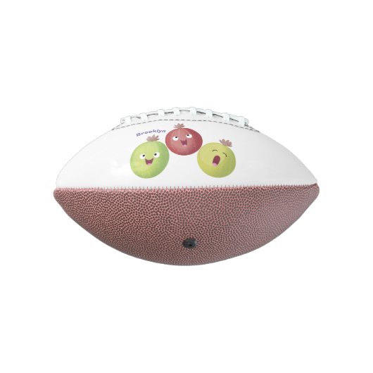 Cute gooseberry trio zingende cartoon american football (Gedraaid 270)
