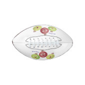 Cute gooseberry trio zingende cartoon american football (Voorkant)