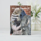 CUTE GORILLA AANKONDIGING (Staand voorkant)