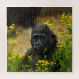 Cute Gorilla Baby Legpuzzel