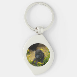 Cute Gorilla Baby Sleutelhanger