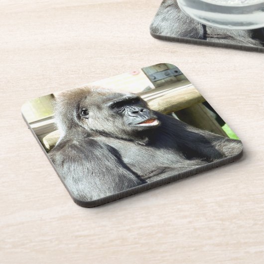 CUTE GORILLA BIER ONDERZETTER (Linkerzijde)