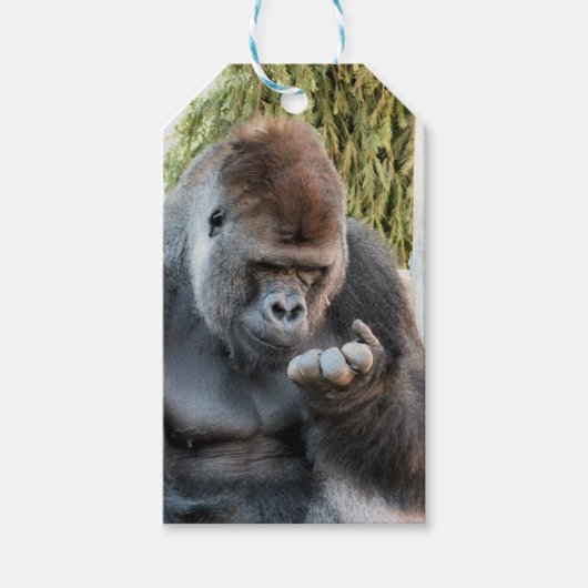 CUTE GORILLA CADEAULABEL (Voorkant)
