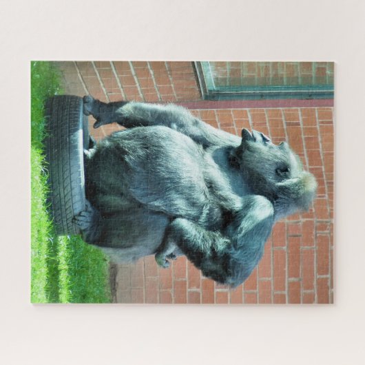 CUTE GORILLA LEGPUZZEL (Horizontaal)