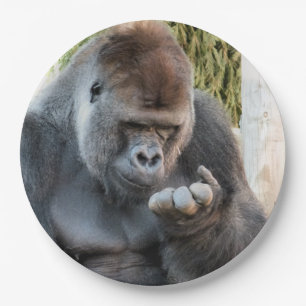 CUTE GORILLA PAPIEREN BORDJE