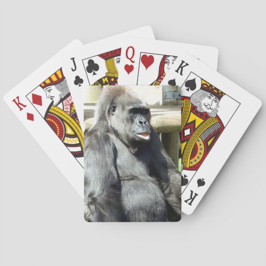 CUTE GORILLA POKERKAARTEN (Achterkant)