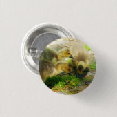 Cute Gosling Ronde Button 3,2 Cm (Voorkant /achterkant)