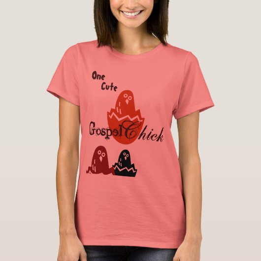 Cute Gospel Chick t-shirt (Voorkant)