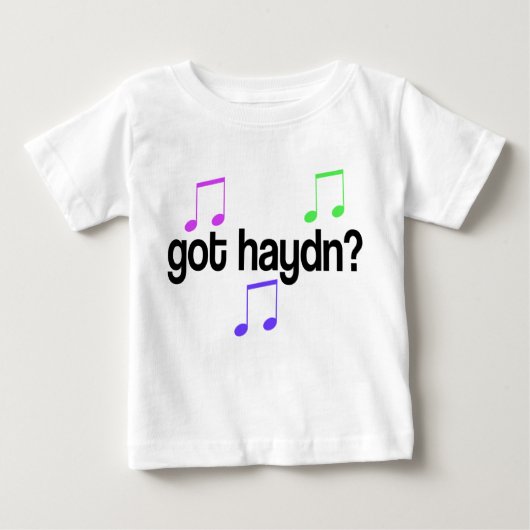 Cute got Haydn Baby T-shirt (Voorkant)