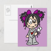 Cute Gothic Baby Briefkaart (Voorkant / Achterkant)