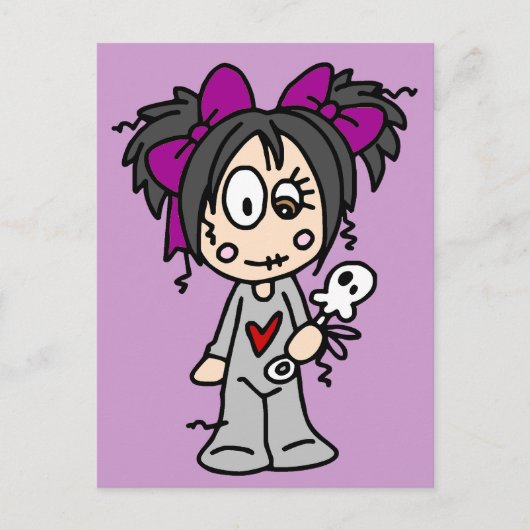 Cute Gothic Baby Briefkaart (Voorkant)