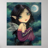 Cute Gothic Big-Eye Fairy Art Poster (Voorkant)