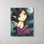 Cute Gothic Big-Eye Fairy Fantasy Art Canvas Afdruk (Voorkant)