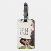 Cute Gothic fairy Bagagelabel (Achterkant verticaal)