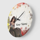 Cute Gothic fairy Grote Klok (Hoek)