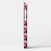 Cute Gothic Funny Pink Skull Patroon Case-Mate iPhone Case (Achterkant / Links)