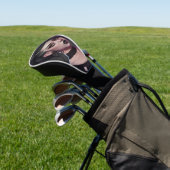 Cute Gothic Girl met Buns en Tattoos Golfheadcover (Insitu)