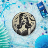 Cute Gothic Girl Papieren Bordje (Feest)