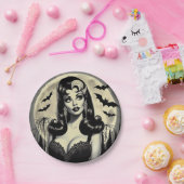 Cute Gothic Girl Papieren Bordje (Feest)