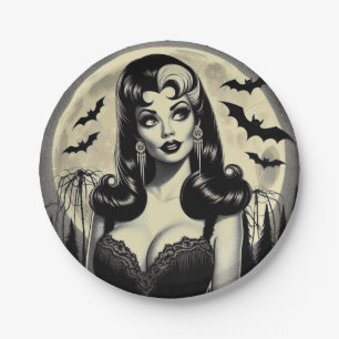 Cute Gothic Girl Papieren Bordje