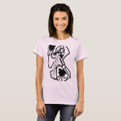 Cute Gothic Girl T-shirt (Voorkant volledig)