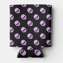 Cute Gothic Roze Skulls Blikjeskoeler