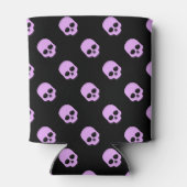 Cute Gothic Roze Skulls Blikjeskoeler (Achterkant)