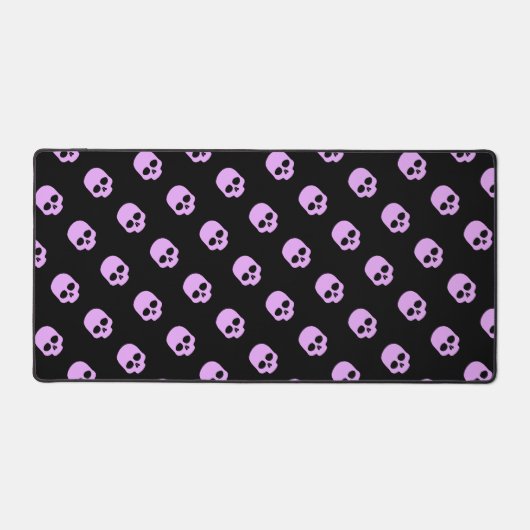 Cute Gothic Roze Skulls Bureaumat (Voorkant)