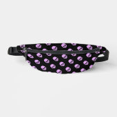 Cute Gothic Roze Skulls Heuptasje (Voorkant)