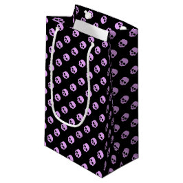 Cute Gothic Roze Skulls Klein Cadeauzakje