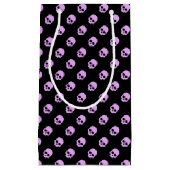 Cute Gothic Roze Skulls Klein Cadeauzakje (Voorkant)