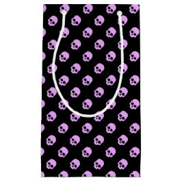 Cute Gothic Roze Skulls Klein Cadeauzakje