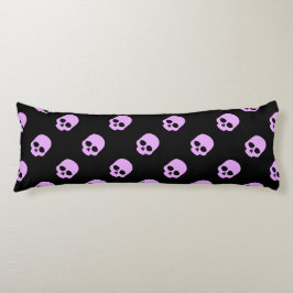 Cute Gothic Roze Skulls Lichaamskussen