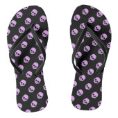 Cute Gothic Roze Skulls Teenslippers (Voetbed)