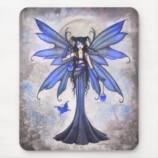 Cute Gotische Fantasy Fee Kunst Muismat (Voorkant)